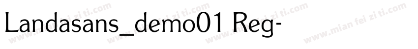 Landasans_demo01 Reg字体转换